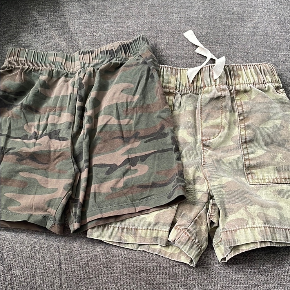 Toddler camo shorts - 18 m and 2t, BUNDLE ONLY